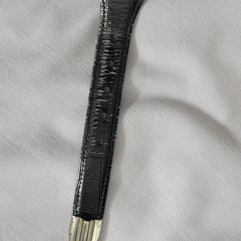 YRI RARE 2011‎ US Open Congressional Leather Black Croc Embossed  Belt Size 42